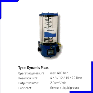 Máy bơm mỡ bò bằng điện Dynamis Maxx  ( Bijur delimon grease pump)